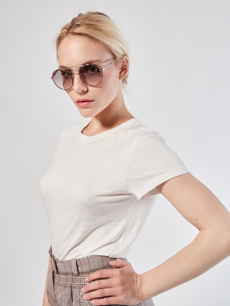 Shirts Helene Galwas | Francav Es Kurzarm Shirt Weis