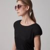 Basics Helene Galwas | Bea Armlosse Es Shirt Schwarz