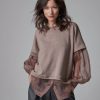 Pullover Helene Galwas | Chiara - Pullover Aus Feiner Wolle Cappuccino