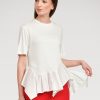 Shirts Helene Galwas | Flo Es Kurzarm Shirt Weis